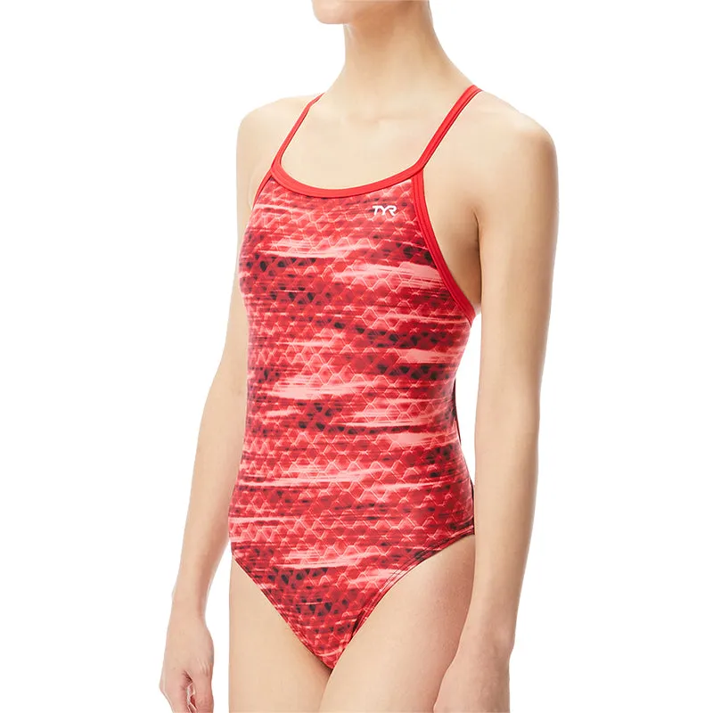 TYR - Castaway Diamondfit Ladies Swimsuit - Red