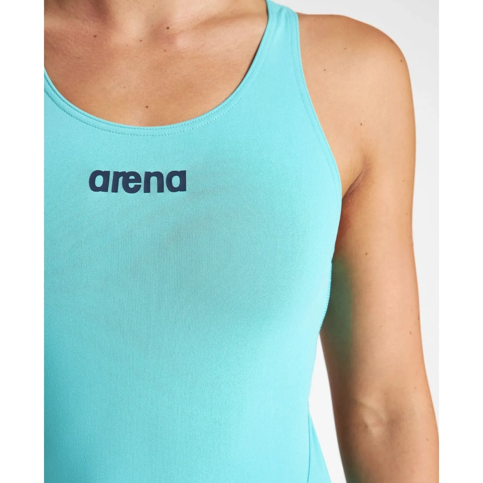 WOMEN'S SOLID SWIM TECH HIGH - MINT